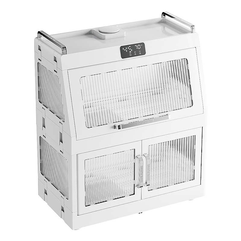 家用碗柜双层橱柜厨房收纳杯子奶瓶碗碟沥水磁吸收纳烘干置物碗架