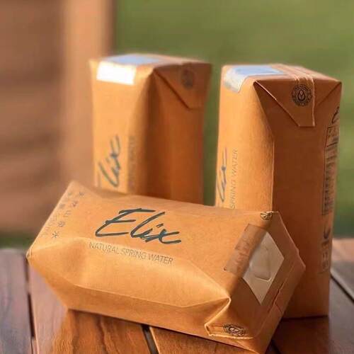 elix天然泉水含偏硅酸饮用泉水酒店企业环保瓶装水330ml*24瓶