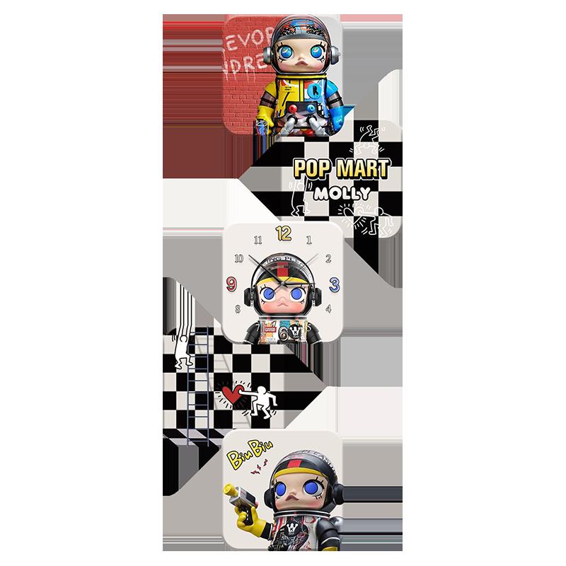 过现代带简约玄关装饰画钟表个性潮牌FXDS-003挂壁画高级感走廊道