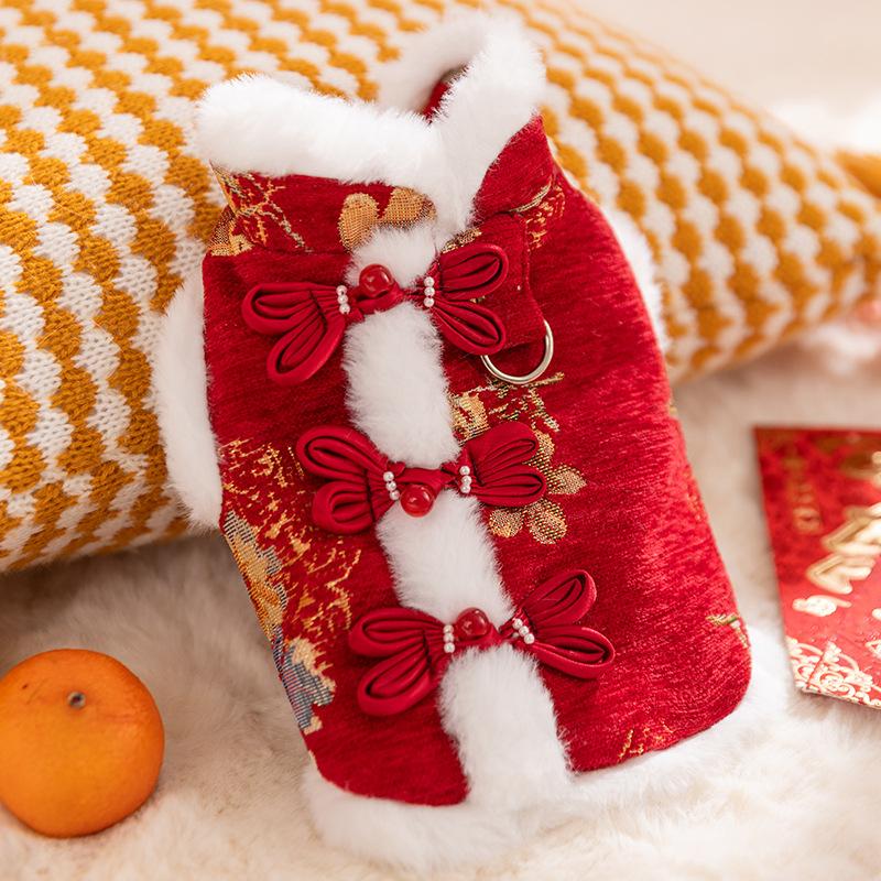 狗狗衣服衣服喜庆过年猫咪雨衣