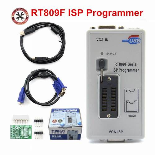 RT809F高清USB电脑液晶编程器自动识别 一键读写解码器