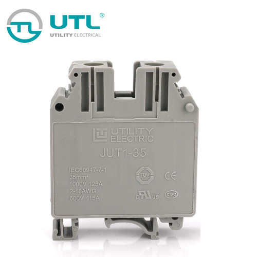UTL尤提乐JUT1-35 导轨式接线端子 快速接线板 连接器 接线端子排