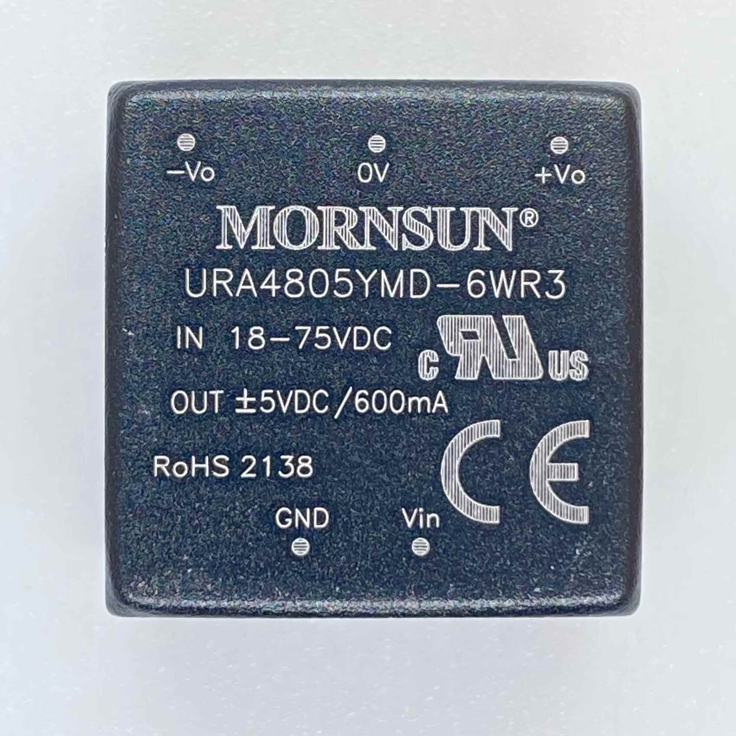 URA4805YMD-6WR3金升阳DC-DC电源模块18-75V转正负5V600mA 6W原装