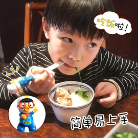 韩国爱迪生啵乐乐学习筷，宝宝儿童筷子，训练筷236岁幼儿餐具套装