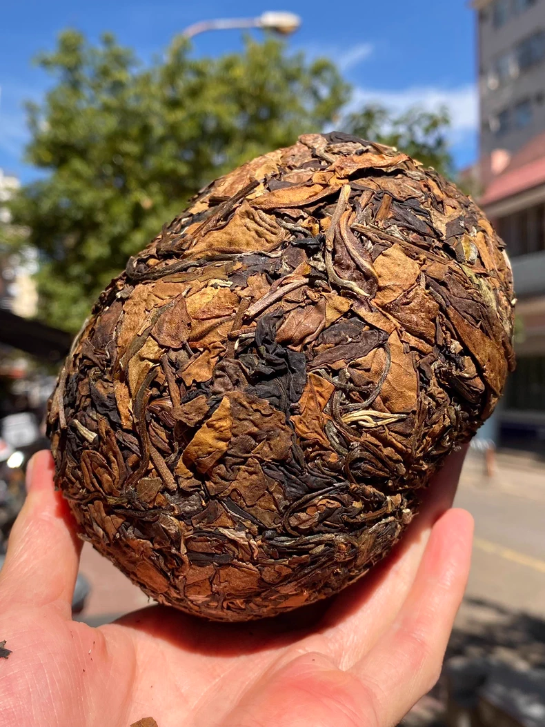 08年冰島古樹老白茶一斤一個老白茶 普洱茶 BUASHOP普洱老茶