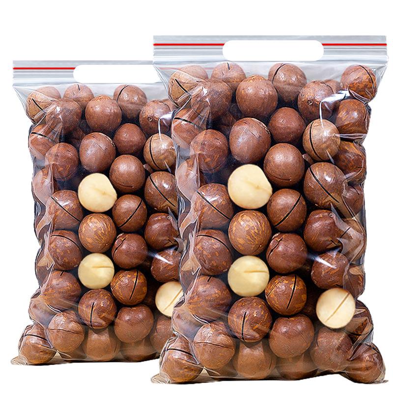 夏威夷果坚果奶油味500g新货20-22mm+夏果干果仁散装称斤年货孕妇