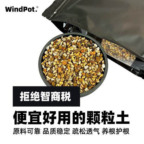 windpot颗粒土块根植物营养土龙舌兰仙人球专用粗细配多肉铺面