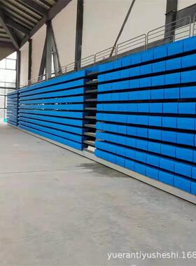 体育馆看台座台体椅育场NAJ外篮球馆室内座椅排椅中空塑料长条凳