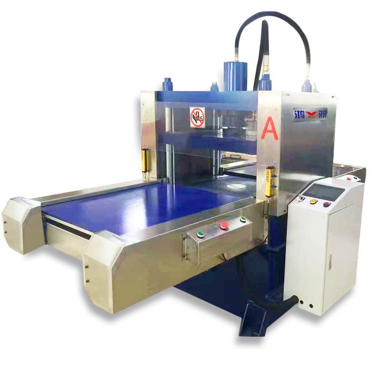 YS裁-640上置缸断机吸塑四柱切HY-730料机下海绵裁机自动送料