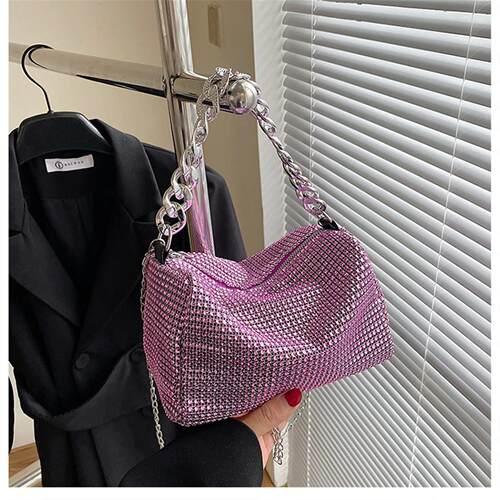 1Pc Elegant Women Rhinestones Evening Clutch Handbags Fashio