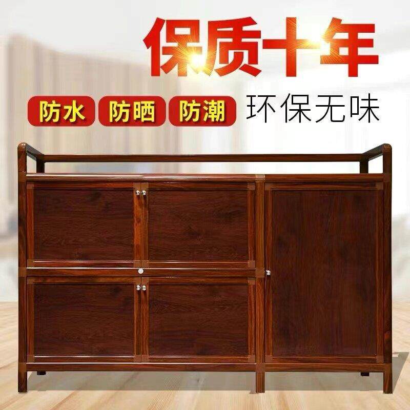 铝合金整体橱柜碗盘柜家用经济型多功能不锈钢置物柜简易厨房储物