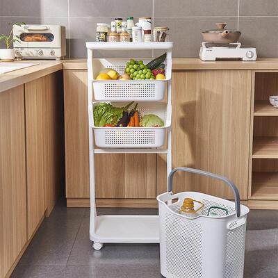 Folding Dirty Laundry Sorting Basket Washing Frame Bathroom