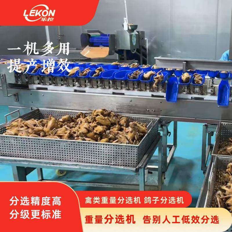 源头厂家禽类产品白条鸡白条鸭重量分选机乳鸽精准称重支持定制
