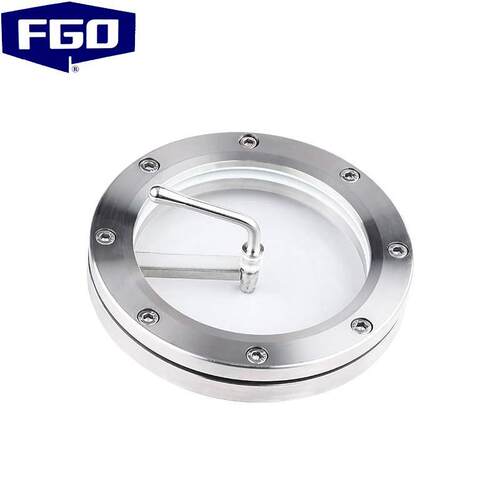 FGO带刷对夹视镜304不锈钢对夹式玻璃窗视盅PN10SJ71F-10P