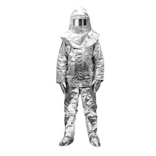 铝箔消防隔热服耐高温500度1000度防护服防火花冶金热辐射工作服