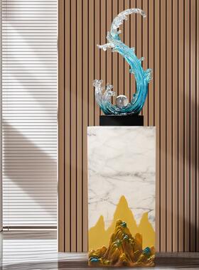 风生水VBF起壁入户玄关摆件轻奢高档客厅机家居电柜视龛创意鹿装