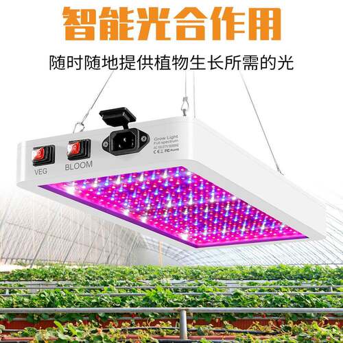 灯跨l境ed光CNB谱植物灯三档调光防水全量子板植物室内种植补光灯