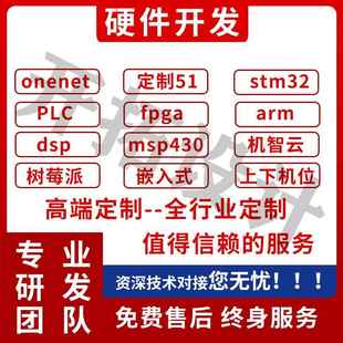stm32单片机设计定做51电子硬件开发嵌入式FPGA物联网定制树莓派