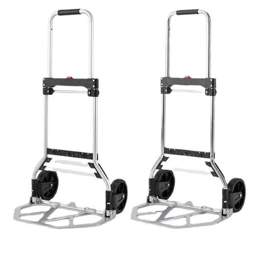 手拉车折叠便携行李车拉货车拖车进货拉杆车小拉车买菜购物车家用