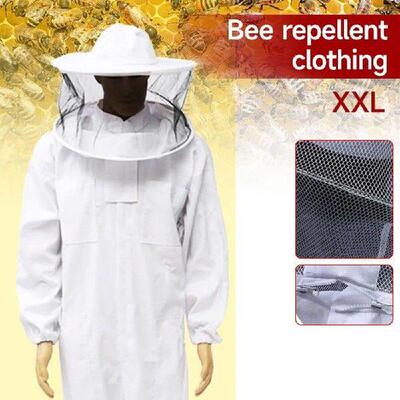 Full Body Bee Protective Suit Breathable Fabric Hooded