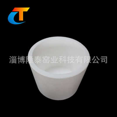 淄博厂家批发各种氧化钇稳定 耐火级高 氧化锆陶瓷坩埚实验室坩埚