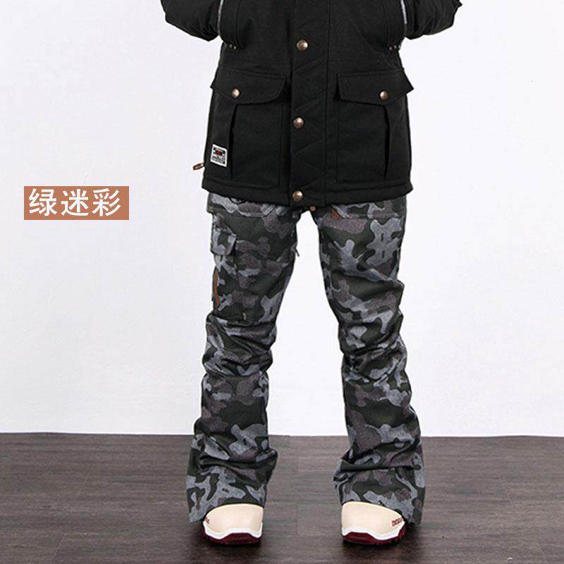 单板双板冬季滑雪裤女男款防风保暖冲锋裤情侣款加厚韩版风
