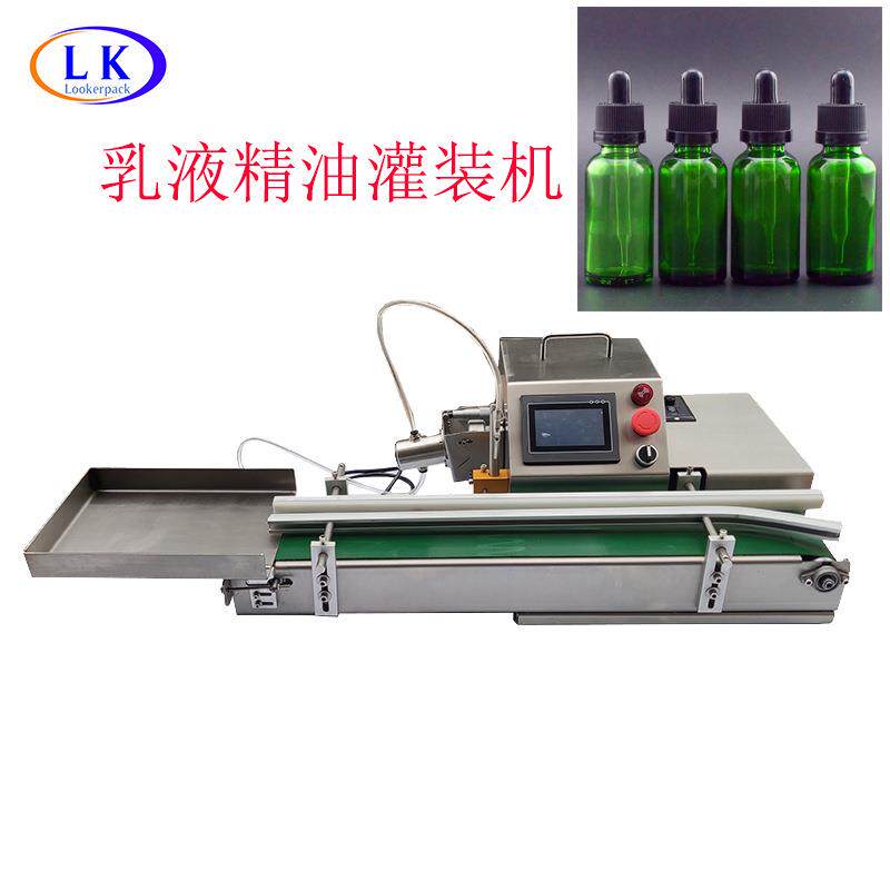 香水香精精油西林瓶装瓶自动化灌装机防腐蚀陶瓷泵灌装机