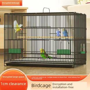 鸟笼鹦鹉鸟笼特大型家用折叠式鸟笼虎皮椋鸟牡丹养殖专用鸟笼