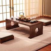 木榻榻米茶几飘窗桌114455炕桌台阳实小桌子矮简约国学古琴桌家用
