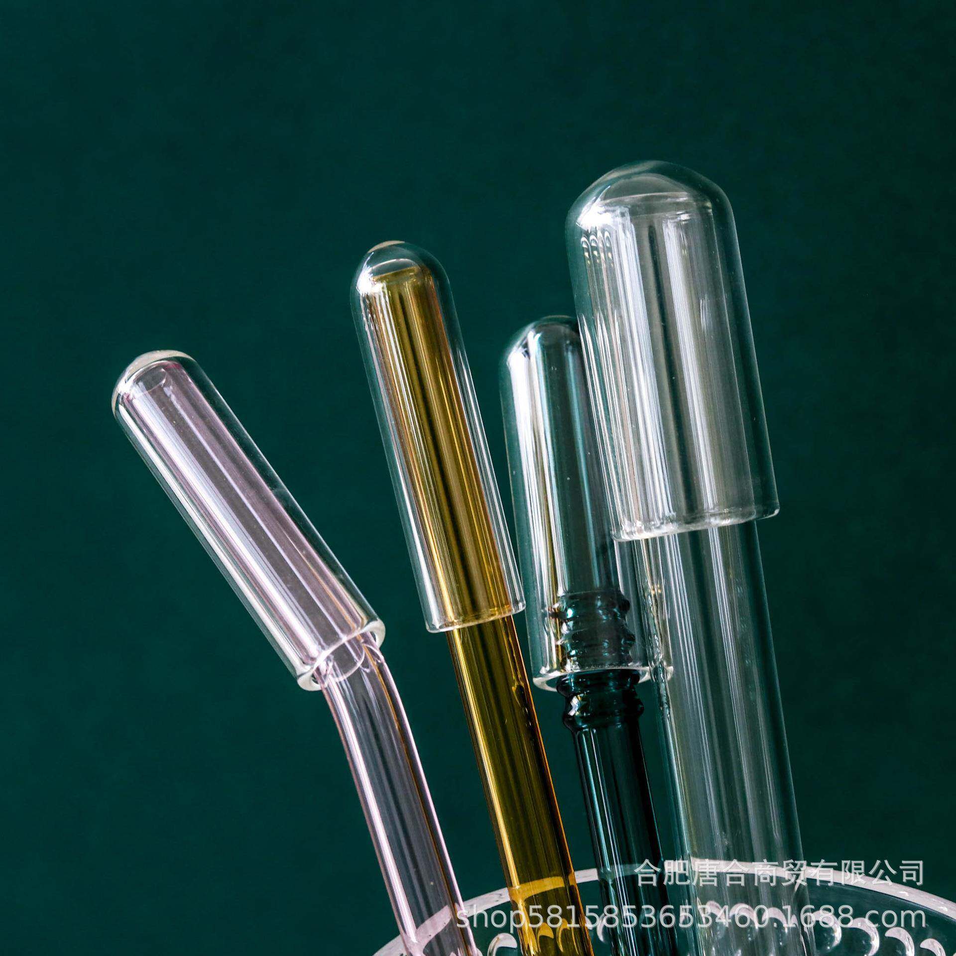 玻璃吸管成人通用耐热非一次性长吸管超长奶茶懒人配件喝水杯吸管