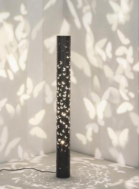 墙网红光设落地灯计师34941创意影卧室灯客厅沙发立式台灯轻奢角