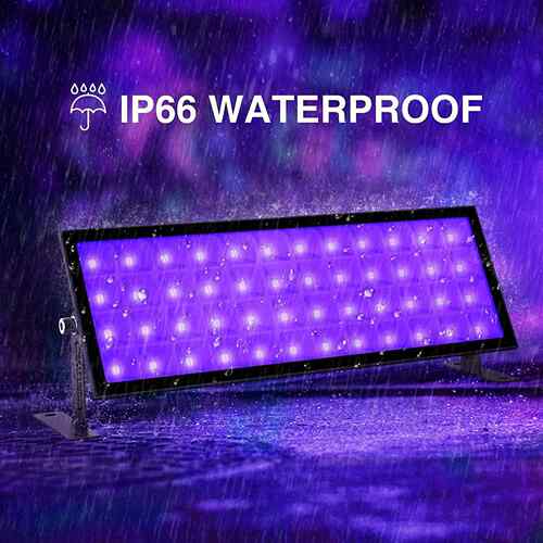 LED紫光泛光灯U投I光6PUVHGD灯户外防水P66万n圣节鬼屋荧V光壁画3