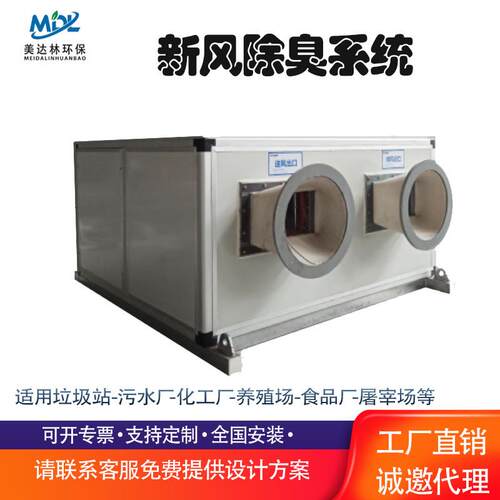 智能高能等离子空气净化设备垃圾中转站负压新风除臭系统