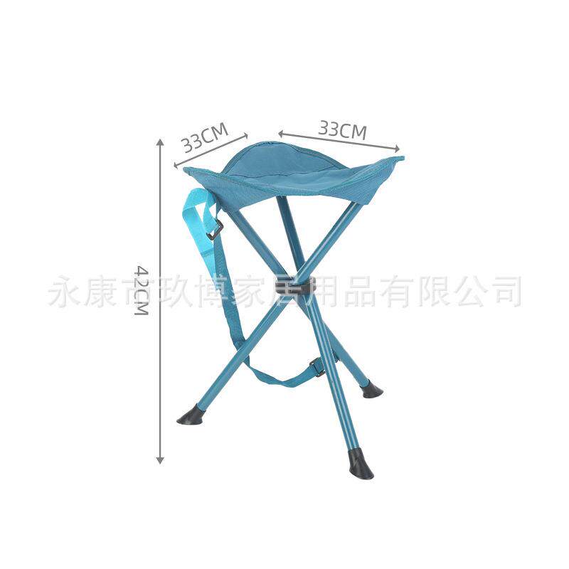 爆款户外折叠三角椅便携式可收缩超轻便钓鱼三脚小凳子坐火车无座