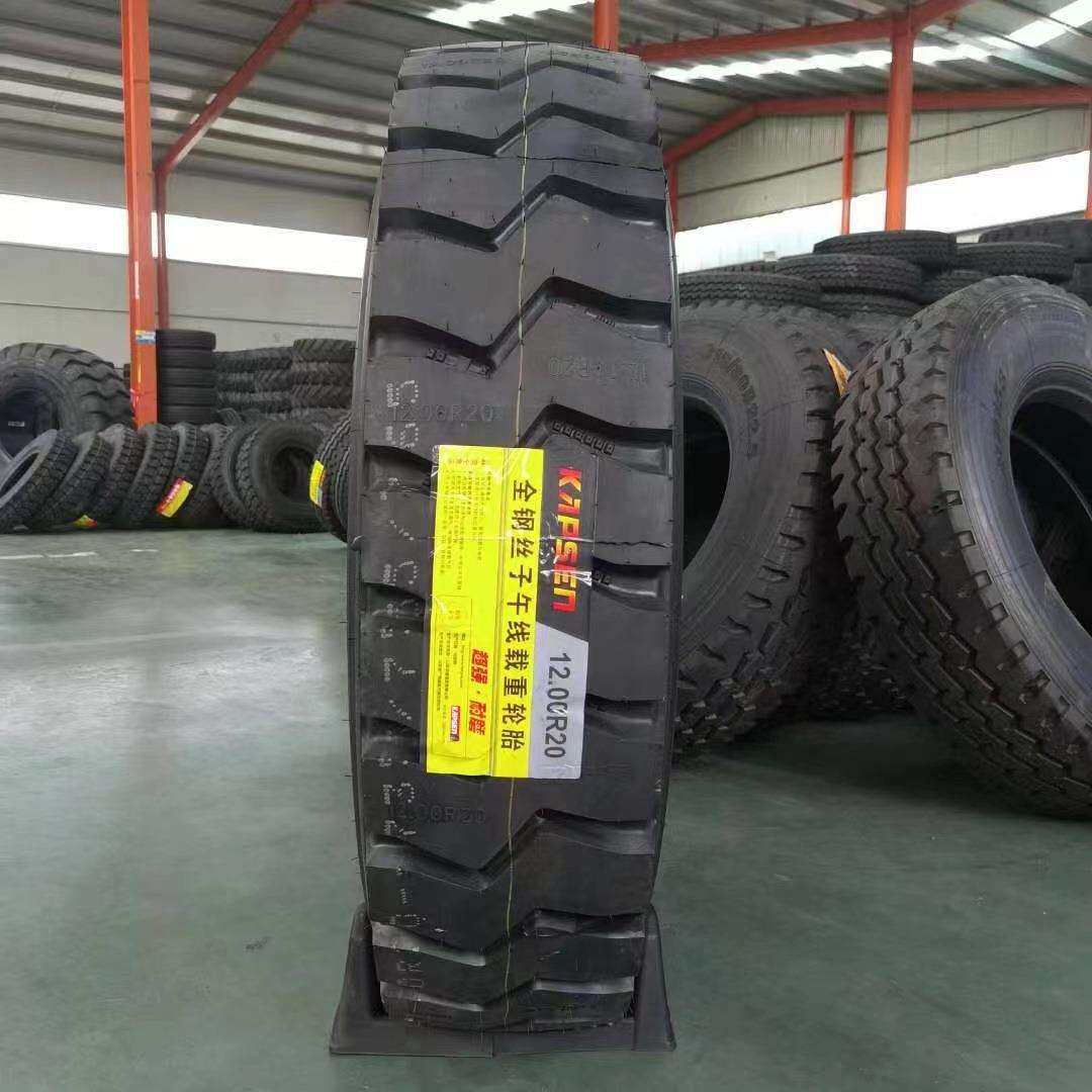 厂家全钢丝轮胎1000R20 矿山花纹 卡车载重钢丝胎