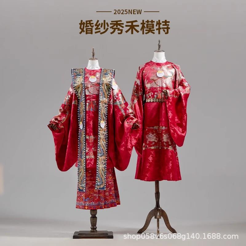 新款直销婚纱店专用模特展示架服装道具旗袍秀禾汉服礼服人台人偶