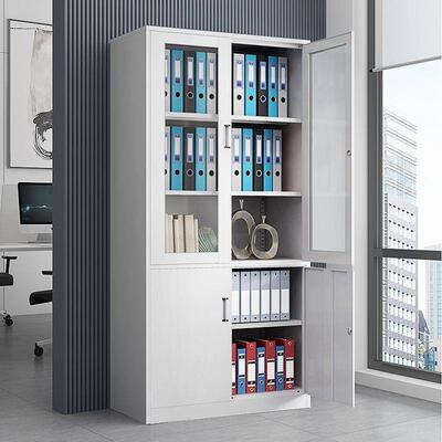 玻文件柜钢制通具资料柜办公室铁皮矮柜抽屉车间RQB工柜收纳物储