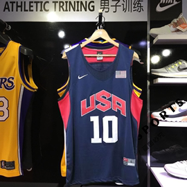 2008奥运会美国国家队男篮10号kobe科比，球衣梦八梦十篮球服刺绣