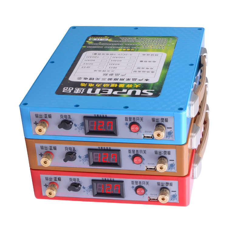 速品锂电池12V大容60ah动力电瓶100ah大容量逆变器120ah户外电源