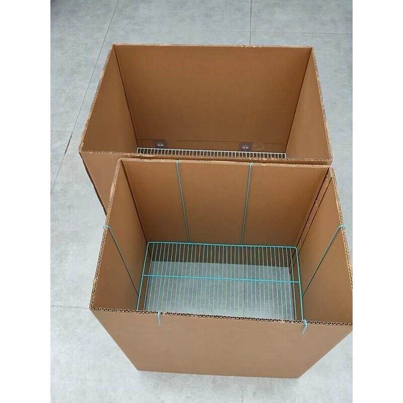 新款猫狗纸箱笼一体隔离纸箱笼繁殖小型犬宠物笼一次性宠物笼专用