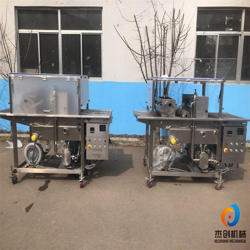 面包片裹涂巧克力机器全自动带加热淋浆机吐司面包淋可可脂设备