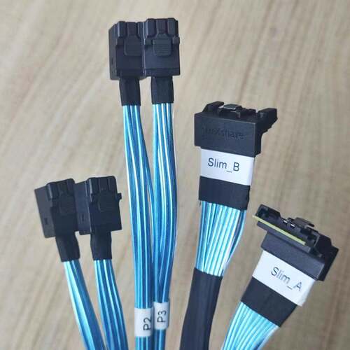 Slimsas 8654 8i转双 8643超聚变x6000v5 SR430C数据线 04052105