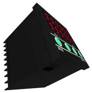 ST76带安装盒双轮数显计米器 滚轮式高精度验布机码表计长度可逆