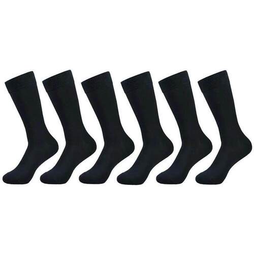6 pairs Mens socks Black Cotton Dress Socks High qualit