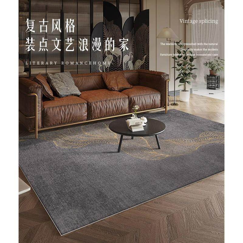 地毯客厅2026新款卧室床边沙发客厅秋冬加厚免洗可擦茶几中式地垫