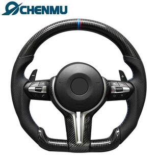 适用于宝马E系列1系3系X1X5X6E70E71E84E87E90改装 碳纤维方向盘
