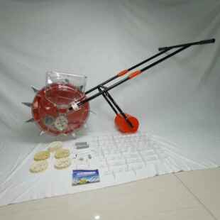 农业种植推播手种机滚轮种式花生大豆HWQ米播种机人玉力播机