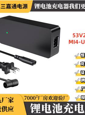 48V电动滑板车充电器54.6V2A M365充电器 MI4ultra ZT3充电器