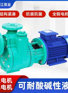 直销FPZ型耐腐蚀自吸式塑料泵化工防爆耐腐蚀增强聚丙烯自吸泵
