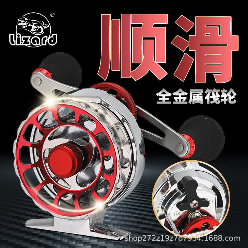 科迈龙全金属筏轮带泄力一键出线微铅轮桥钓轮筏钓轮